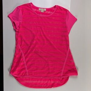 Nicki Minaj Neon Pink Short Sleeve Mesh Tee